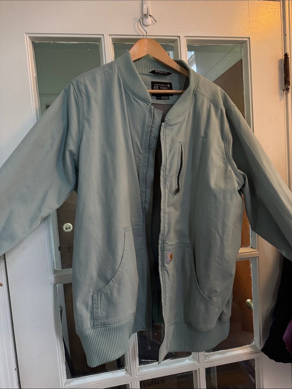 Carhartt Women’s Crawford Bomber Jacket Blue Surf 2X